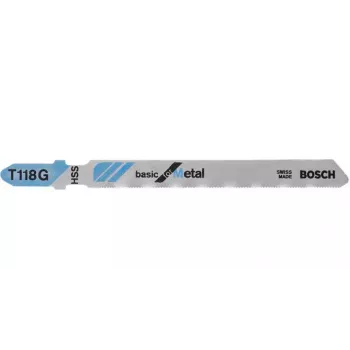 Čepele do priamočiarej píly Bosch T 118 G Basic for Metal 2608631674