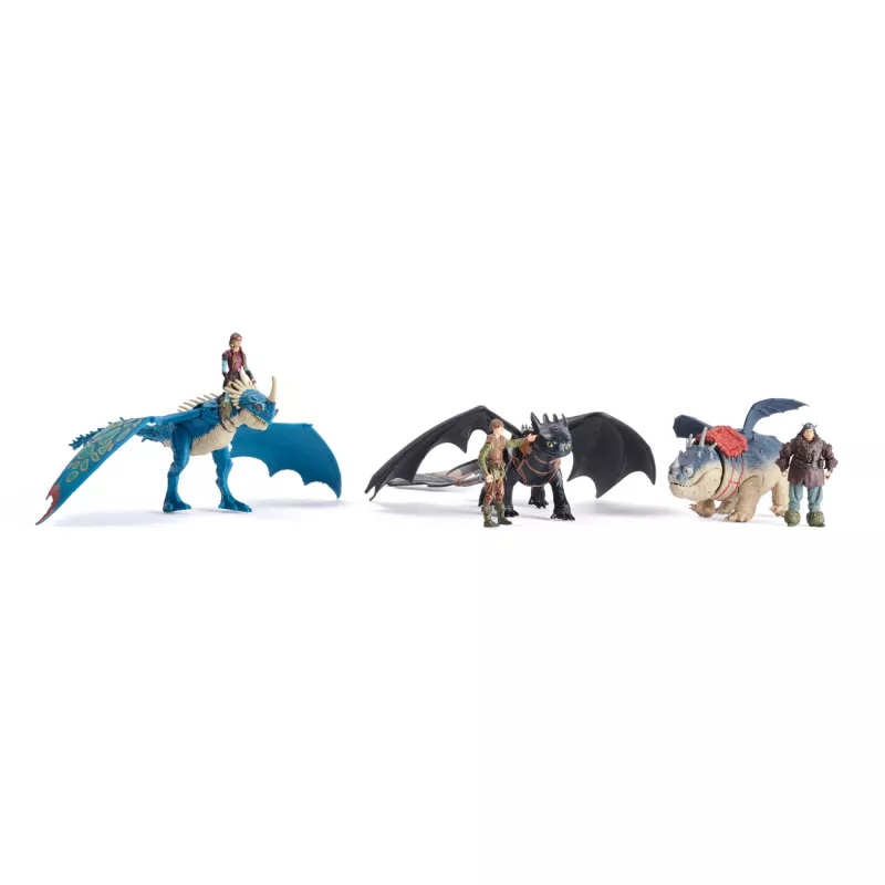 Sada akčných figúrok Spinmaster – DreamWorks Dragons: Gronckle & Fishlegs, viacfarebné, od 4 rokov
