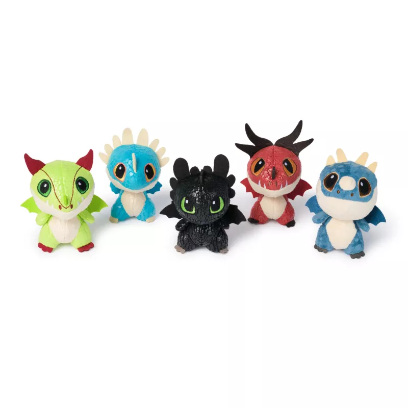 Plyšová zberateľská figúrka draka Spin Master How to Train Your Dragon – totemový dizajn, mäkká figúrka, sortimentné varianty