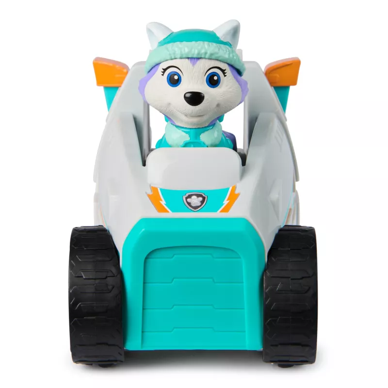 Vozidlo Spinmaster PAW Patrol Everests Schneepflug – plast, pre deti od 3 rokov, tyrkysová/biela