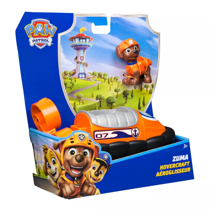 Vozidlo PAW Patrol Zumas Hovercraft plast čierna oranžová 3+