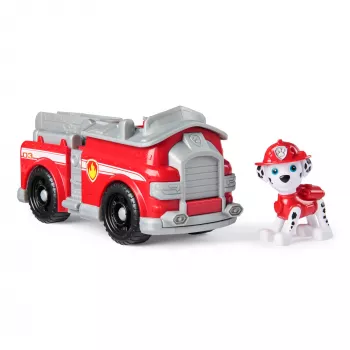 PAW Patrol, Marshallovo hasičské auto, hračkárske vozidlo so zberateľskou akčnou figúrkou, ekologicky vyrobená detská hračka pre chlapcov a dievčatá od 3 rokov