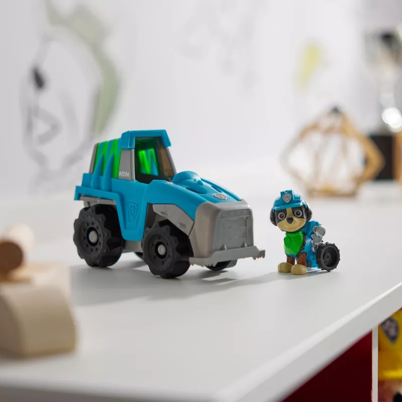 Vozidlo Spin Master PAW Patrol Rex’s Dinosaur Rescue Vehicle — plast, pre deti od 3 rokov