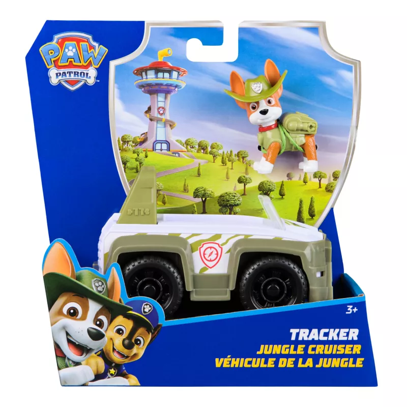 Vozidlo PAW Patrol Tracker’s Jungle Rescue Vehicle zelené plast