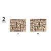 BRIO 34030 Labyrinth náhradné dosky (2 ks), hra na zručnosť, hnedé/čierne, od 6 rokov