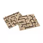 BRIO 34030 Labyrinth náhradné dosky (2 ks), hra na zručnosť, hnedé/čierne, od 6 rokov