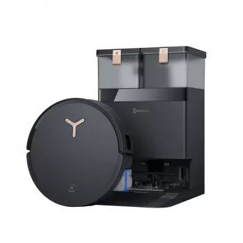 Vysávač robot Ecovacs Deebot X8 Pro Omni, čierny, vrecko na prach 0,22 L, výdrž 145 min, Li-Ion 6400 mAh