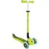 Kolobežka GLOBBER Go-Up Active Lights — výškovo nastaviteľná, LED svetlá, limetková