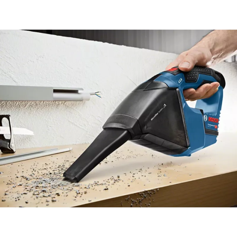 Bosch GAS 12V ručný vysávač čierna, modrá bez vrecka
