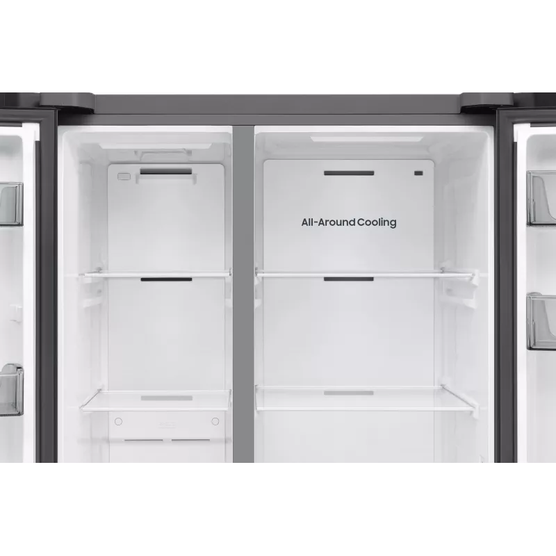 Samsung Series 6 RS70F65QEF side-by-side chladnička voľne stojaca 659 L čierna