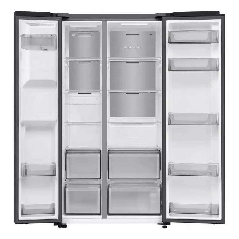 Samsung RS70F64KDF side-by-side chladnička voľne stojaca 640 L čierna