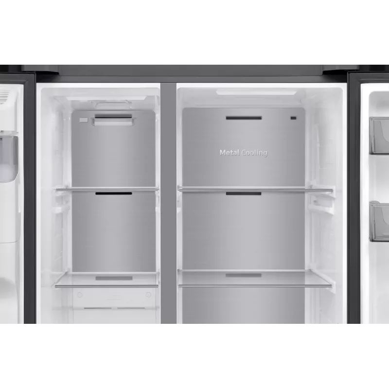 Samsung RS70F64KDF side-by-side chladnička voľne stojaca 640 L čierna