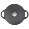 Panvica na vyprážanie Tefal Trattoria E2187274 okrúhla čierna hliník 28 cm