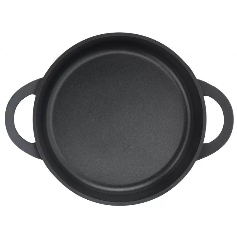 Panvica na vyprážanie Tefal Trattoria E2187274 okrúhla čierna hliník 28 cm