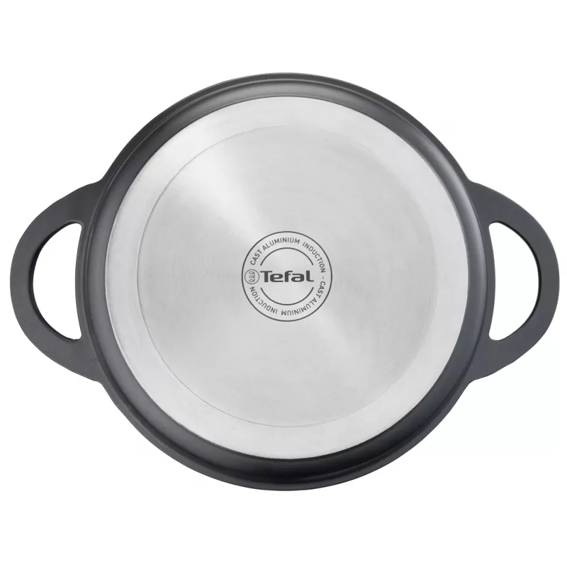 Panvica na vyprážanie Tefal Trattoria E2187274 okrúhla čierna hliník 28 cm