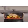 Panvica na vyprážanie Tefal Trattoria E2187274 okrúhla čierna hliník 28 cm