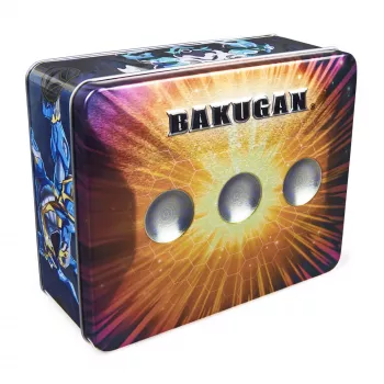 Bakugan Baku-Tin, Sectanoid, prémiová zberateľská úložná dóza s Mystery, Trading Cards, detská hračka pre chlapcov od 6 rokov
