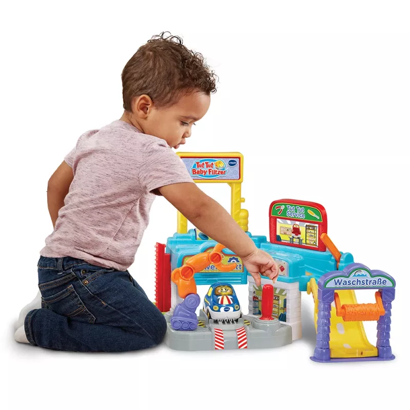 VTech Tut Tut Baby Flitzer autoservis herná sada – interaktívne hračkárske vozidlá