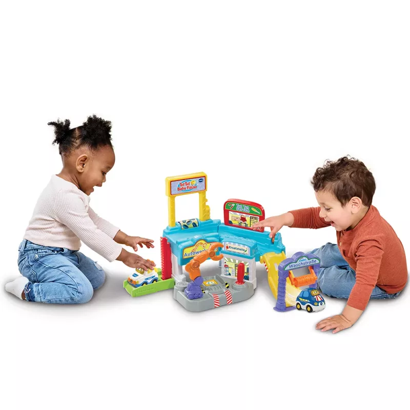 VTech Tut Tut Baby Flitzer autoservis herná sada – interaktívne hračkárske vozidlá