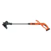 Black & Decker ST182320-QW akumulátorový strunový vyžínač, 18 V, 2,0 Ah Li-Ion, šírka kosenia 25 cm, s akumulátorom a nabíjačkou, oranžový/čierny