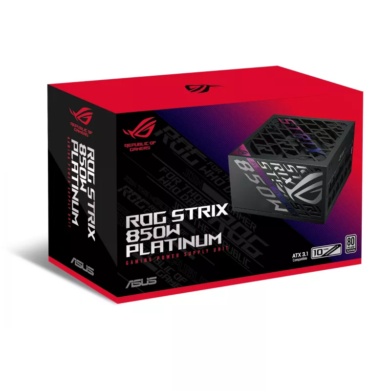ASUS ROG -STRIX-850P-GAMING napájací zdroj 850 W 20+4 pin ATX ATX čierny