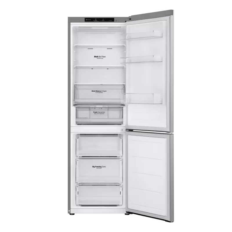 LG GBV3100CPY.APYQEUR chladnička s mrazničkou voľne stojaca 344 L strieborná