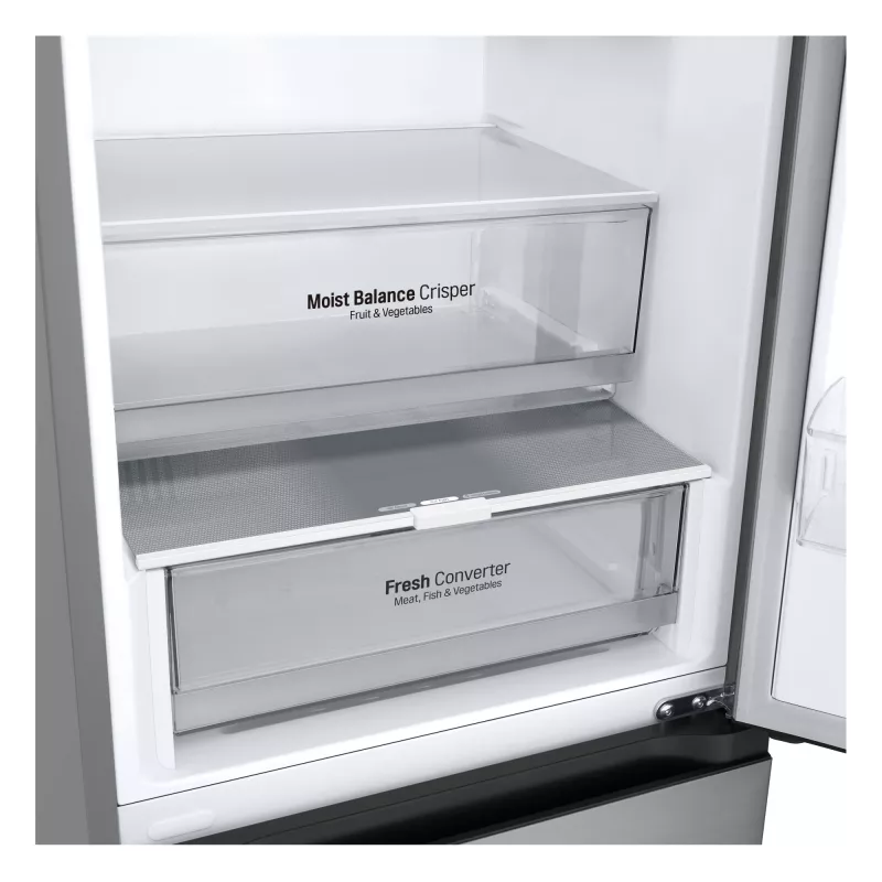LG GBV3100CPY.APYQEUR chladnička s mrazničkou voľne stojaca 344 L strieborná