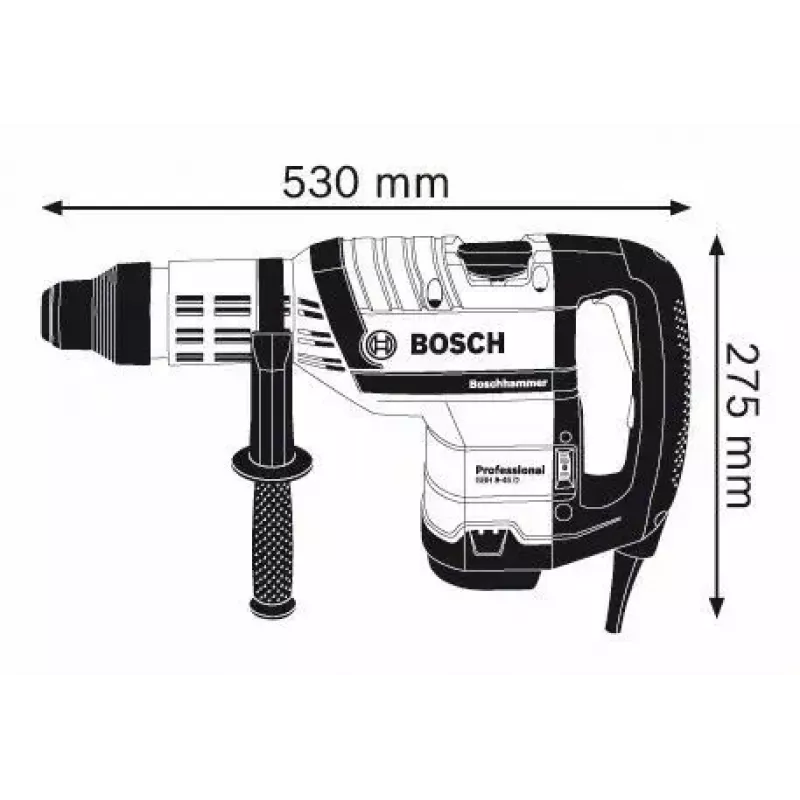 Vŕtacie kladivo Bosch GBH 8-45 D Professional