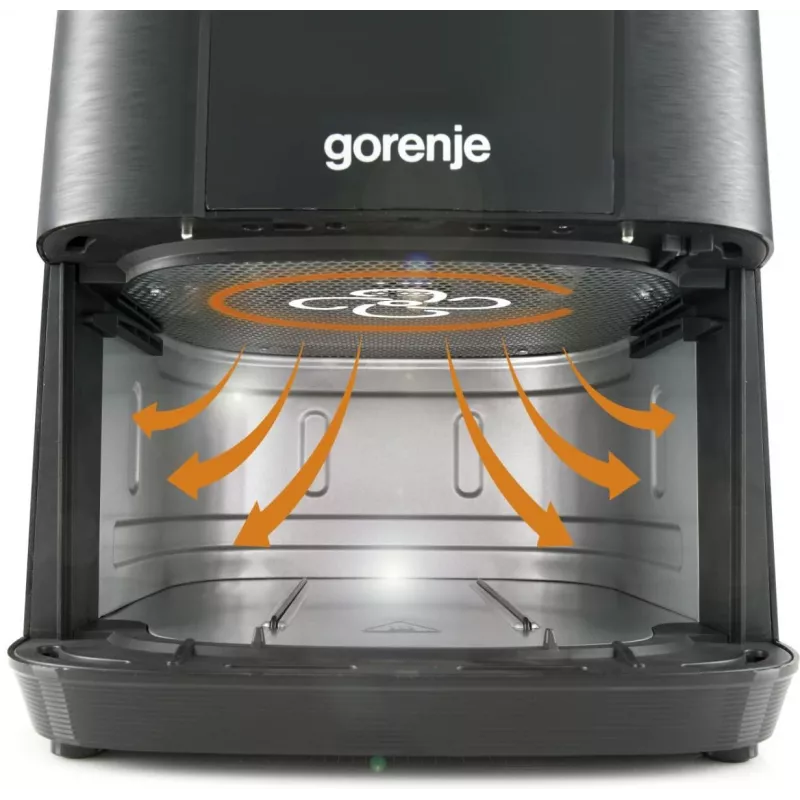 Gorenje AF1350DWB samostatná 5,4 L stojanová 1350 W teplovzdušná fritéza čierna