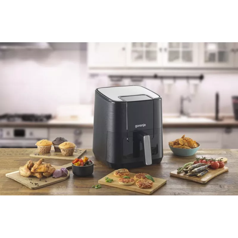 Gorenje AF1350DWB samostatná 5,4 L stojanová 1350 W teplovzdušná fritéza čierna