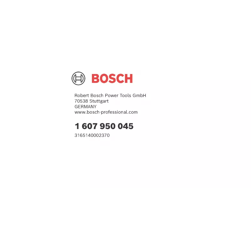 Náhradný kľúč Bosch 1607950045 kov strieborný