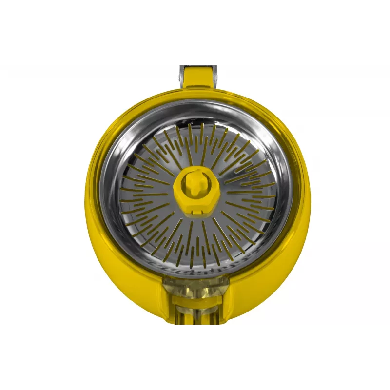 Unold 78132 Power Juicy elektrický lis na citrusy, 300 W, zastavenie kvapkania, automatický štart/stop, žltý/nerezová oceľ