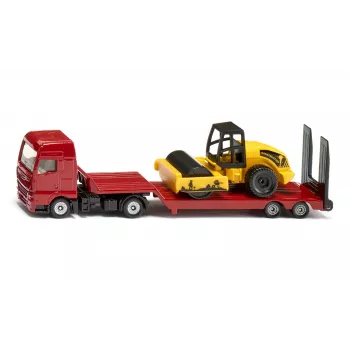 Siku MAN nákladné auto s cestným valcom, model nákladného auta/prívesu, 1:87, MAN, chlapec/dievča, kov, plast, červená, žltá