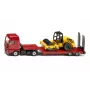 Siku MAN nákladné auto s cestným valcom, model nákladného auta/prívesu, 1:87, MAN, chlapec/dievča, kov, plast, červená, žltá