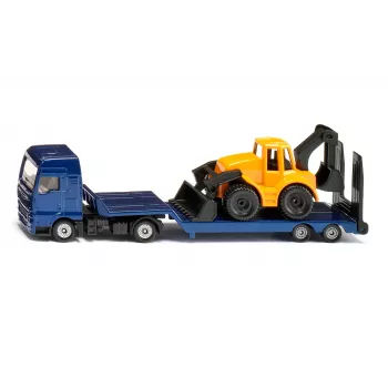 Siku MAN nákladné auto s nakladačom, model nákladného auta/prívesu, 1:87, MAN, chlapec/dievča, kov, plast, modrá, žltá