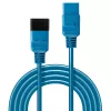 Lindy 30120 napájací predlžovací kábel IEC 60320 C19 na C20, 1 m, 16 A, vylisovaný, modrý