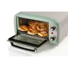Ariete 3919 elektrická mini rúra Vintage, 800 W, objem 10 L, dvojité sklo, retro, zelená