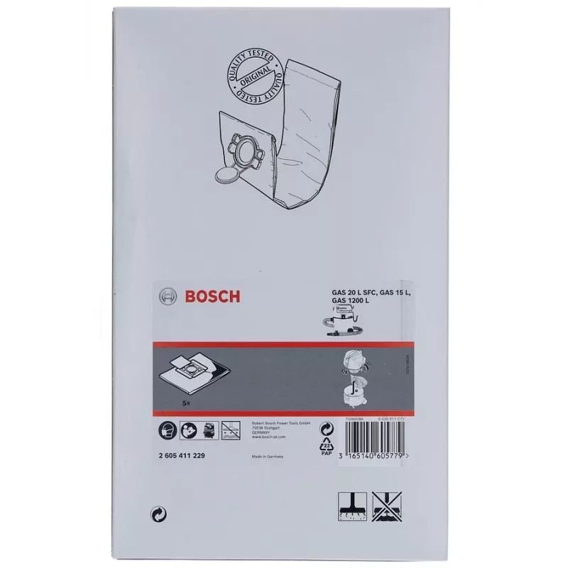 Bosch 2 605 411 229 príslušenstvo k vysávaču vrecká na prach