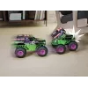 Monster Jam, oficiálne Smash & Bash Grave Digger diaľkovo ovládané vozidlo pre interiér a exteriér, opraviteľný monster truck v mierke 1:15, hračka pre chlapcov a dievčatá od 4 rokov