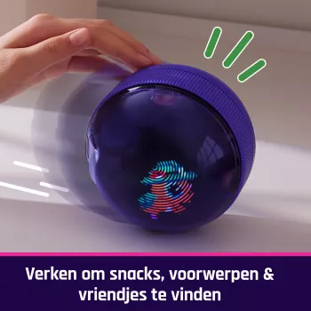 Interaktívna hračka hamster ball Spinmaster Bitzee s viac ako 20 digitálnymi škrečkami, kotúľa sa a reaguje na dotyk, AA batéria, viacfarebná
