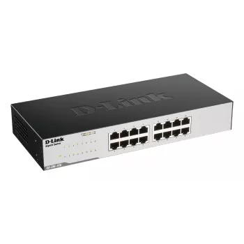 D-Link GO-SW-16G neupravovaný L2 Gigabit Ethernet (10/100/1000) 1U čierny