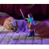 Akčná figúrka MATTEL Minecraft Steve s príslušenstvom, 4 palce (6+), plast, viacfarebná
