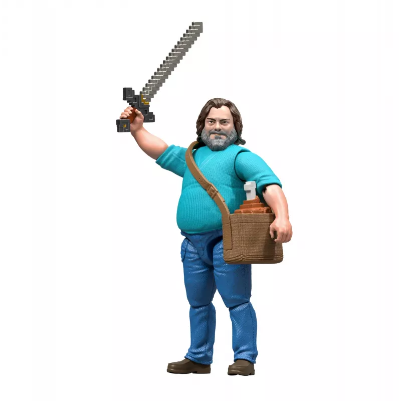 Akčná figúrka MATTEL Minecraft Steve s príslušenstvom, 4 palce (6+), plast, viacfarebná