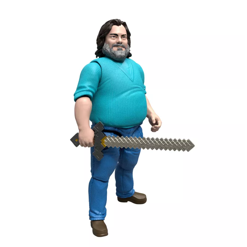 Akčná figúrka MATTEL Minecraft Steve s príslušenstvom, 4 palce (6+), plast, viacfarebná