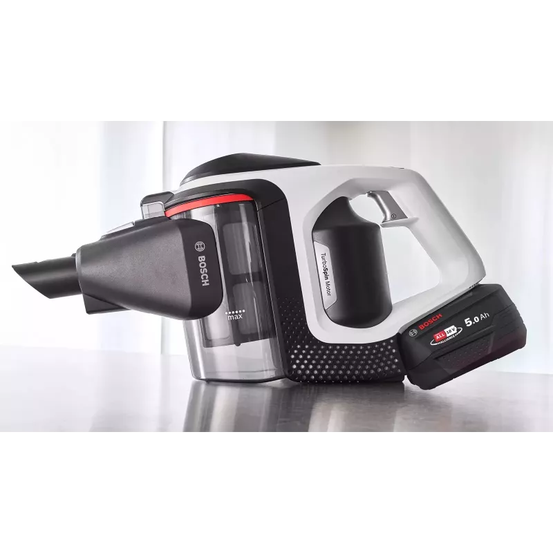Bosch Serie 8 BSS825ALL tyčový vysávač/akumulátorový vysávač batéria suchý bez vrecka čierny, biely 5 Ah