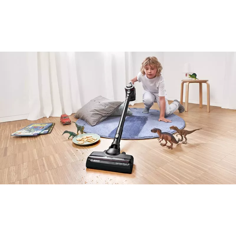Bosch Serie 8 BSS825ALL tyčový vysávač/akumulátorový vysávač batéria suchý bez vrecka čierny, biely 5 Ah