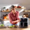 NutriBullet CrispLite Vision Single 8 L samostatne stojaci 2000 W teplovzdušná fritéza čierna