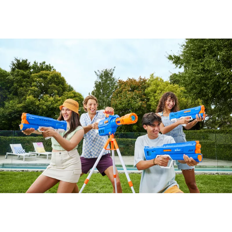 Zuru vodný blaster Mega Pulse Motor Soaker XSHOT — motorizovaný vodný blaster na batérie (model 118159)