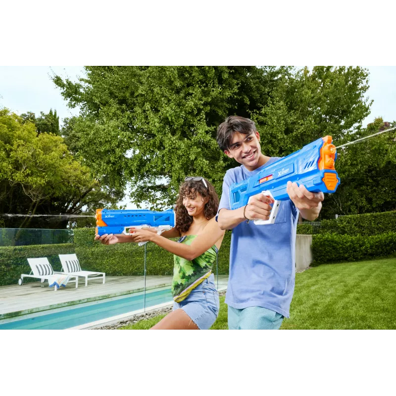 Zuru vodný blaster Mega Pulse Motor Soaker XSHOT — motorizovaný vodný blaster na batérie (model 118159)