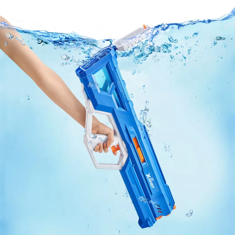 Zuru vodný blaster Mega Pulse Motor Soaker XSHOT — motorizovaný vodný blaster na batérie (model 118159)